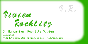 vivien rochlitz business card